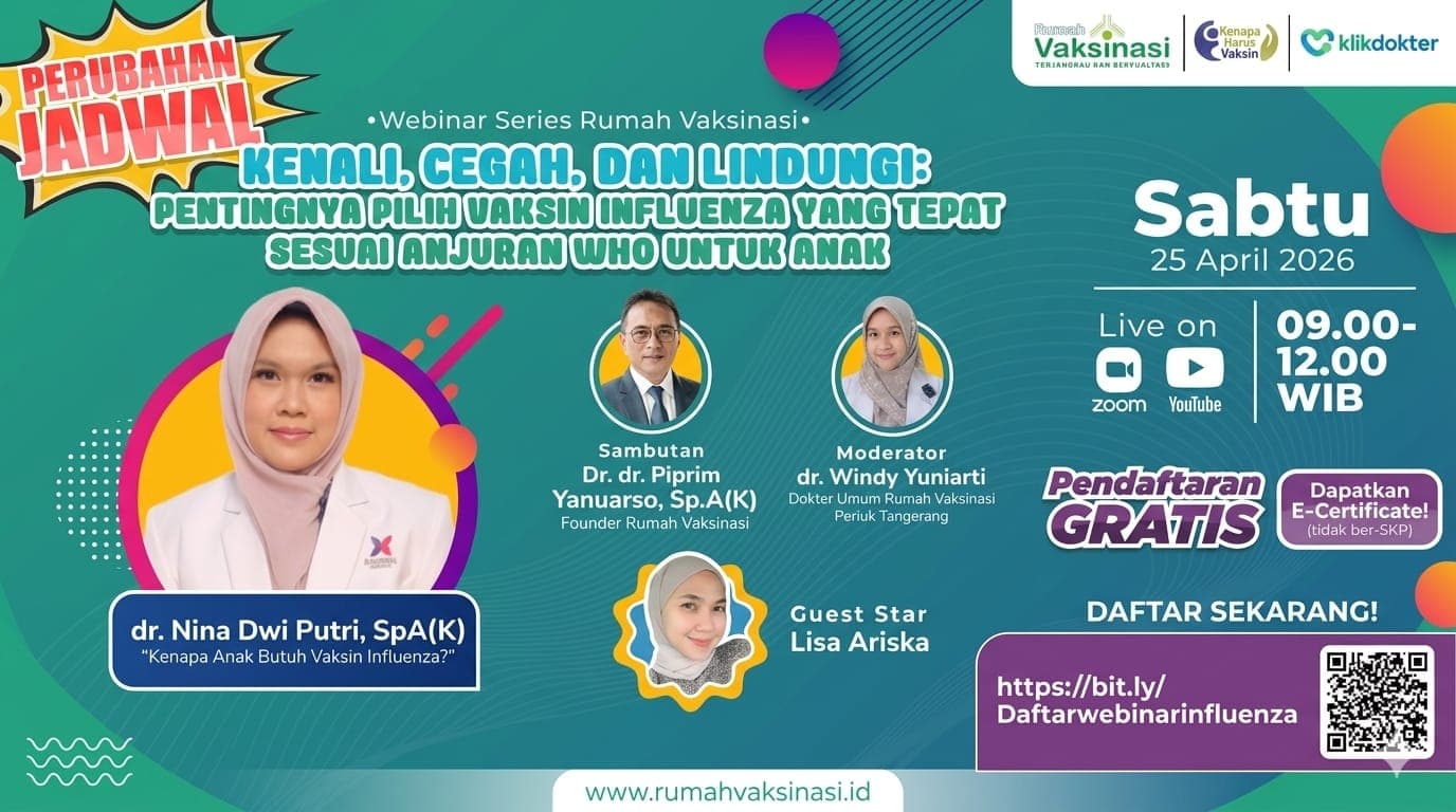 Webinar: Pentingnya Pilih Vaksin Flu yang Tepat